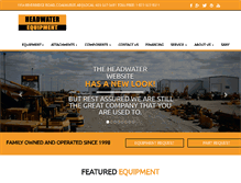 Tablet Screenshot of hwequipment.com